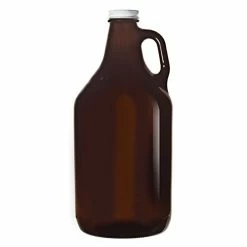 Promo ✨ Libbey 70217 Amber Glass 64 Ounce Beer Growler - 6 / CS 👏