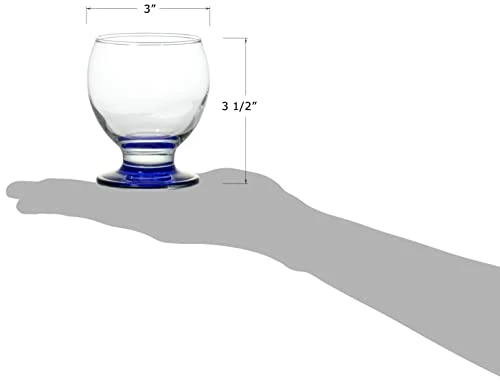 Cheapest π₯ Red Co. Set Of 6 Orion Colored Footed Drinking Glass, Small Size 3.75"H, 6.75 Ounc π 5 Cheapest π₯ Red Co. Set Of 6 Orion Colored Footed Drinking Glass, Small Size 3.75"H, 6.75 Ounc π - Image 3