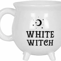 Outlet 🎉 Summit Collection 12 Fl Oz Witch's Brew Cauldron Mug Ceramic Drinkware 🧛 Halloween Decor Tabletop Decoration (Black Plain) ✨ -Goblets & Chalices Sales Store 315J3oqjZpL. AC
