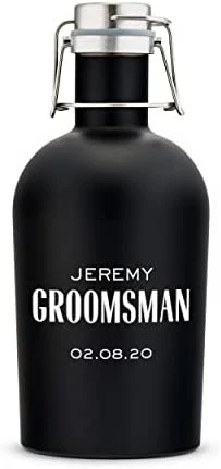 Promo π Weddingstar Custom Stainless Steel Flip-Top Beer Growler, Silver - Non Customizabl π₯ 13 Promo π Weddingstar Custom Stainless Steel Flip-Top Beer Growler, Silver - Non Customizabl π₯ - Image 11