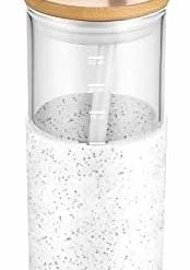 Best deal 😉 Tronco 24oz Glass Tumbler Glass Water Bottle Straw Silicone Protective Sleeve Bamboo Lid - BPA Free Coffee Col 🛒 -Goblets & Chalices Sales Store 31L87mf4RBL. AC