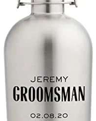 Promo π Weddingstar Custom Stainless Steel Flip-Top Beer Growler, Silver - Non Customizabl π₯ 24 Promo π Weddingstar Custom Stainless Steel Flip-Top Beer Growler, Silver - Non Customizabl π₯ -Goblets & Chalices Sales Store 31Lla 82InL. AC