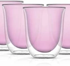 Deals 🛒 JoyJolt Levitea Double Walled Glasses Thermo Tumber, Barware, Drinkware, Glassware Set Of 2 Double Wall Glass 8.4 Ounces Clear ⭐ -Goblets & Chalices Sales Store 31ODUvs2WqL. AC