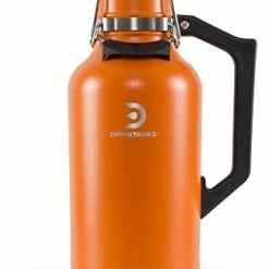 Buy 🔔 DrinkTanks Craft Growler, Passivated Stainless Steel Growlers For Beer, Leakproof And Vacuum Insulated Beverage Tumbler, Easy-to-Use Soda, Wine, Or Coffee Tumbler With Handle, Cove, 64 Oz 😀 -Goblets & Chalices Sales Store 31Q5l8d8EWL. AC