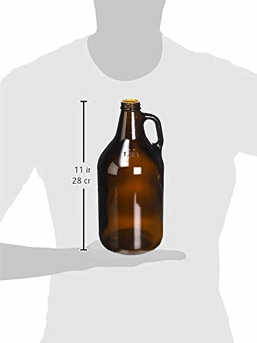 Cheap β Fastrack True Fabrications 1/2 Gallon Brown Beer Growler With Poly Seal Caps, Reusable, Has Uv Protection (Pack Of 4) π 4 Cheap β Fastrack True Fabrications 1/2 Gallon Brown Beer Growler With Poly Seal Caps, Reusable, Has Uv Protection (Pack Of 4) π - Image 2