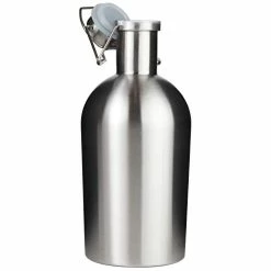 New ❤️ Trenton Gifts Stainless Steel Leak Proof Flip Top Growler | Holds 2 Liters! ✨ -Goblets & Chalices Sales Store 31QfjcMZl6L