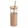 Best deal 😉 Tronco 24oz Glass Tumbler Glass Water Bottle Straw Silicone Protective Sleeve Bamboo Lid - BPA Free Coffee Col 🛒
