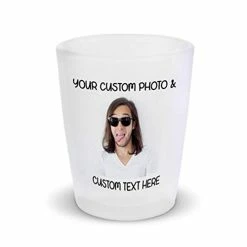 Flash Sale 🤩 Style In Print Shot Glasses Bar Accessories Custom Personalized Photo Picture & Text Alcohol Bar Supplies 1 Shot Ceramic 2 Oz 🧨