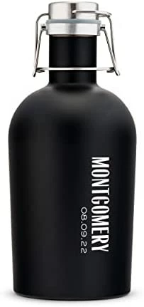 Promo π Weddingstar Custom Stainless Steel Flip-Top Beer Growler, Silver - Non Customizabl π₯ 5 Promo π Weddingstar Custom Stainless Steel Flip-Top Beer Growler, Silver - Non Customizabl π₯ - Image 3