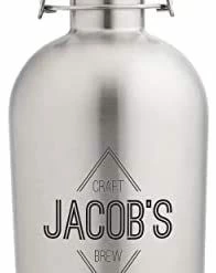 Promo π Weddingstar Custom Stainless Steel Flip-Top Beer Growler, Silver - Non Customizabl π₯ 22 Promo π Weddingstar Custom Stainless Steel Flip-Top Beer Growler, Silver - Non Customizabl π₯ -Goblets & Chalices Sales Store 31h45rhar8L. AC