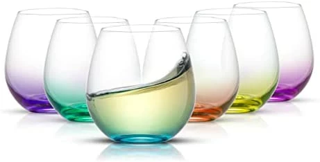 Cheap π JoyJolt HUE Stemless Wine Glass Set. Large 15 Oz Stemless Wine Glasses Set Of 6. Short Wine Tumblers For White Wine Glasses, Red Wine Glasses, Water Glasses, No Stem Margarita Glasses, Colored Tumbler π 11 Cheap π JoyJolt HUE Stemless Wine Glass Set. Large 15 Oz Stemless Wine Glasses Set Of 6. Short Wine Tumblers For White Wine Glasses, Red Wine Glasses, Water Glasses, No Stem Margarita Glasses, Colored Tumbler π - Image 9