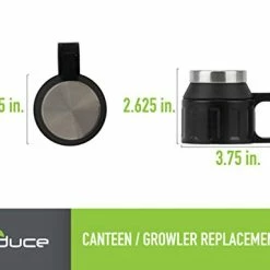Top 10 π REDUCE Canteen And Growler Lid Replacement, Pack Of 2 Lids - Black With Stainless Steel, Leak Proof - Ideal For On The Go Drinking-Fits 24oz, 32oz, And 64oz REDUCE Vacuum Insulated Canteen And Growler π₯° 8 Top 10 π REDUCE Canteen And Growler Lid Replacement, Pack Of 2 Lids - Black With Stainless Steel, Leak Proof - Ideal For On The Go Drinking-Fits 24oz, 32oz, And 64oz REDUCE Vacuum Insulated Canteen And Growler π₯° -Goblets & Chalices Sales Store 31pTpsl90JL