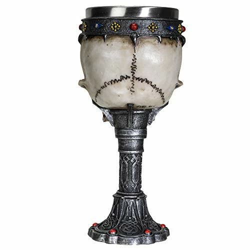 Top 10 β¨ SUMMIT COLLECTION Crowned Gothic Ossuary Skull Wine Goblet Removable Stainless Steel Insert Stemware Sacrificial Ceremonial Skull Wine Chalice Goblet 7 Fl Oz Drinkware π¦ Halloween Decor π 6 Top 10 β¨ SUMMIT COLLECTION Crowned Gothic Ossuary Skull Wine Goblet Removable Stainless Steel Insert Stemware Sacrificial Ceremonial Skull Wine Chalice Goblet 7 Fl Oz Drinkware π¦ Halloween Decor π - Image 4