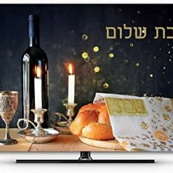 Brand new π CREATIVITY Shabbat TV Cover - Jerusalem - Soft Polyester Fabric High Definition Printing (65 Inch, Jerusalem The Kotel) βοΈ 24 Brand new π CREATIVITY Shabbat TV Cover - Jerusalem - Soft Polyester Fabric High Definition Printing (65 Inch, Jerusalem The Kotel) βοΈ -Goblets & Chalices Sales Store 413cAj93NpL. AC 2