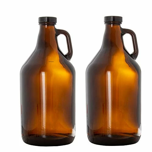 Flash Sale π₯° Barcaloo Glass Growlers For Beer, 2 Pack With Funnel - 64 Oz Growler Set With Lids - Great For Home Brewing, Kombucha & More π 3 Flash Sale π₯° Barcaloo Glass Growlers For Beer, 2 Pack With Funnel - 64 Oz Growler Set With Lids - Great For Home Brewing, Kombucha & More π