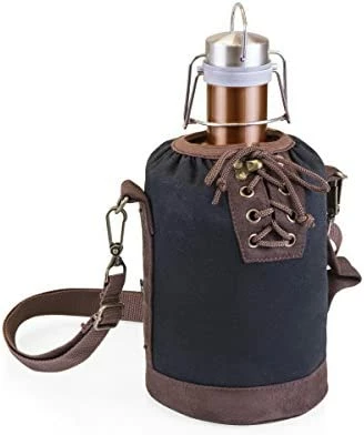 Discount β LEGACY - A Picnic Time Brand Stainless Steel Growler With Copper Finish And Black Canvas Lace Up Growler Tote, 64-Ounce π 8 Discount β LEGACY - A Picnic Time Brand Stainless Steel Growler With Copper Finish And Black Canvas Lace Up Growler Tote, 64-Ounce π - Image 6