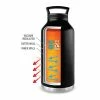 Best deal ⌛ Tempercraft 64 Oz Vacuum Insulated Growler | Custom Laser Engraved Options | Stainless Steel, Double-Walled, For Beer, Wine, And Water Green - Custo ⌛ -Goblets & Chalices Sales Store 4154DdzxxuL