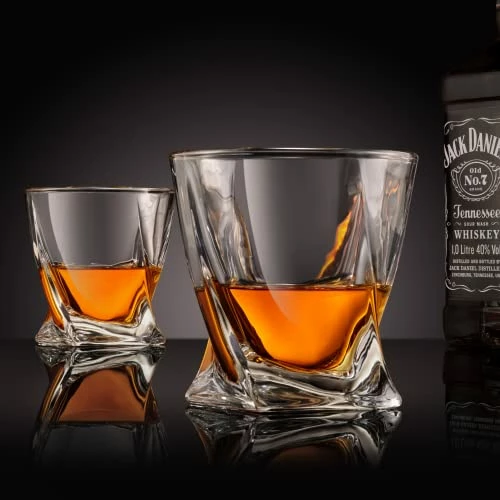Flash Sale ✨ Venero London VENERO Crystal Whiskey Glasses, Set Of 4 Rocks Glasses In Satin-Lined Gift Box - 10 Oz Old Fashioned Lowball Bar Tumblers For Drinking Bourbon, Scotch Whisky, Cocktails, Cognac ✨ 5 Flash Sale ✨ Venero London VENERO Crystal Whiskey Glasses, Set Of 4 Rocks Glasses In Satin-Lined Gift Box - 10 Oz Old Fashioned Lowball Bar Tumblers For Drinking Bourbon, Scotch Whisky, Cocktails, Cognac ✨ - Image 3