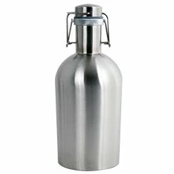 Coupon 🎉 Thirsty Rhino Remba, 64 Oz Stainless Steel Beer Growler Jug, Brushed Silver (Set Of 1) 😍