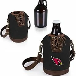 Cheap ✨ PICNIC TIME NFL Canvas Lace-up Growler Tote With 64 Oz Amber Glass Growler 💯 -Goblets & Chalices Sales Store 419Fu2vhaML. AC