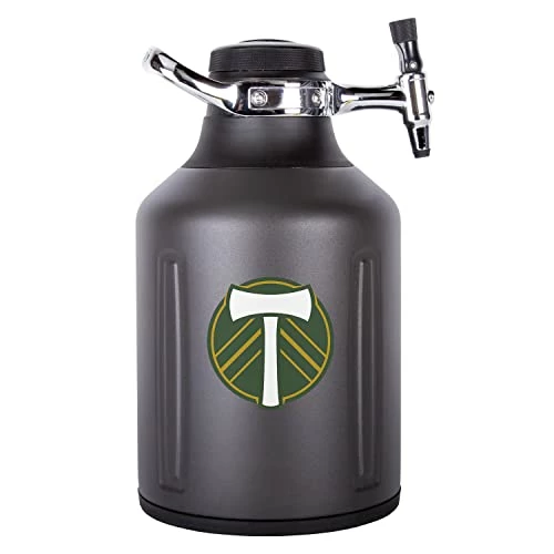 Budget ❤️ MLS, GrowlerWerks, UKeg Go Carbonated Growler And Craft Beverage Dispenser, Portland Timbers, Tungsten ✨ 3 Budget ❤️ MLS, GrowlerWerks, UKeg Go Carbonated Growler And Craft Beverage Dispenser, Portland Timbers, Tungsten ✨