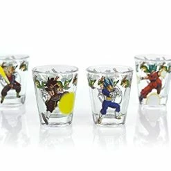 Cheapest βοΈ Dragon Ball Super Official Character Shot Glasses | Features Goku, Trunks, Vegeta, & Goku Black | 2-Ounce Glasses | Set Of 4 π 10 Cheapest βοΈ Dragon Ball Super Official Character Shot Glasses | Features Goku, Trunks, Vegeta, & Goku Black | 2-Ounce Glasses | Set Of 4 π -Goblets & Chalices Sales Store 41ACrq59qiL