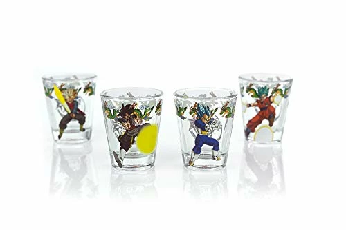 Cheapest βοΈ Dragon Ball Super Official Character Shot Glasses | Features Goku, Trunks, Vegeta, & Goku Black | 2-Ounce Glasses | Set Of 4 π 5 Cheapest βοΈ Dragon Ball Super Official Character Shot Glasses | Features Goku, Trunks, Vegeta, & Goku Black | 2-Ounce Glasses | Set Of 4 π - Image 3