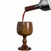 Brand new 𧨠TBWHL Hand-made Jujube Wooden Wine Goblet Drinking Cup 5oz (150ml) ⨠1 Brand new 𧨠TBWHL Hand-made Jujube Wooden Wine Goblet Drinking Cup 5oz (150ml) ⨠-Goblets & Chalices Sales Store 41CACLUpomL