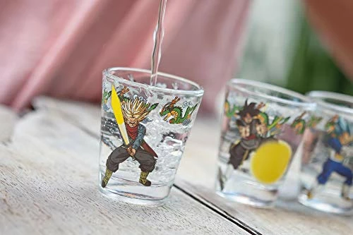 Cheapest βοΈ Dragon Ball Super Official Character Shot Glasses | Features Goku, Trunks, Vegeta, & Goku Black | 2-Ounce Glasses | Set Of 4 π 7 Cheapest βοΈ Dragon Ball Super Official Character Shot Glasses | Features Goku, Trunks, Vegeta, & Goku Black | 2-Ounce Glasses | Set Of 4 π - Image 5