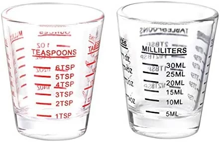 Wholesale π BCnmviku Espresso Shot Glasses Measuring Cup Liquid Heavy Glass For Baristas 2oz For Single Shot Of Ristrettos (2 Pack) 2 Pack-red π 10 Wholesale π BCnmviku Espresso Shot Glasses Measuring Cup Liquid Heavy Glass For Baristas 2oz For Single Shot Of Ristrettos (2 Pack) 2 Pack-red π - Image 8
