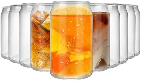 Deals π― Luxfuel 10 Pcs Set Glass Cups, 16oz Can Shaped Glass Cups Drinking Glasses , Beer Can Glasses, Iced Coffee Glasses, Cute Tumbler Cup, Ideal For Whiskey, Soda, Tea, Water, Gift Glass 6 Pack π 11 Deals π― Luxfuel 10 Pcs Set Glass Cups, 16oz Can Shaped Glass Cups Drinking Glasses , Beer Can Glasses, Iced Coffee Glasses, Cute Tumbler Cup, Ideal For Whiskey, Soda, Tea, Water, Gift Glass 6 Pack π - Image 9