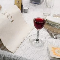 Buy π Crystal Kiddush Cup Set - Premium Kiddush Wine Cup And Saucer For Shabbat, Havdalah, Passover - Judaica Shabbos And Holiday Gift (Silver Gemstones) π 12 Buy π Crystal Kiddush Cup Set - Premium Kiddush Wine Cup And Saucer For Shabbat, Havdalah, Passover - Judaica Shabbos And Holiday Gift (Silver Gemstones) π -Goblets & Chalices Sales Store 41Dli7Yj8gL