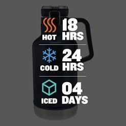 Best Pirce ⭐ Stanley Classic Easy-Pour Growler | 64 OZ Matte Black 🧨 -Goblets & Chalices Sales Store 41Gd5aSJcUL