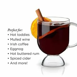 Buy ๐ฏ Viski Hot Toddy Irish Coffee Mug For Mulled Wine, Spiked Cider, Eggnog, 12 Oz, Clear Glass ๐ฅฐ 9 Buy ๐ฏ Viski Hot Toddy Irish Coffee Mug For Mulled Wine, Spiked Cider, Eggnog, 12 Oz, Clear Glass ๐ฅฐ -Goblets & Chalices Sales Store 41GoHqgDCfL