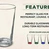 Cheapest 😉 DISCOUNT PROMOS 10 Personal Mixing Glasses Set, 20 Oz. - Pub Glass, Thick Base - Clear - Custom - Clear 🥰