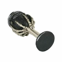 Discount ✔️ Horrible Resin Stainless Steel Skeletal Wine Goblet Skull Sacrifice Wine Chalice Cup Gothic Macabre Ossuary 🦇 Halloween Decorative Accent Hosting Party Bar Whiskey Cocktail Beverage Drinking Glasses 👏 -Goblets & Chalices Sales Store 41I2pgHZBCL