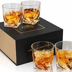 Brand new π― KANARS Whiskey Glasses Set Of 4, 10 Oz Twisted Old Fashioned Lowball Bar Tumblers In Gift Box, Crystal Rocks Glass For Bourbon Scotch Cocktail Whisky Vodka, Rock Barware For Men Dad Gift π 19 Brand new π― KANARS Whiskey Glasses Set Of 4, 10 Oz Twisted Old Fashioned Lowball Bar Tumblers In Gift Box, Crystal Rocks Glass For Bourbon Scotch Cocktail Whisky Vodka, Rock Barware For Men Dad Gift π -Goblets & Chalices Sales Store 41IQWawm29L. AC