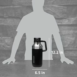 New 😍 Stanley Go Growler, 64oz Stainless Steel Vacuum Insulated Beer Growler, Rugged Growler With Stainless Steel Interior, 24 Hours Cold And 4 Days Ice Retention Polar 🔔 -Goblets & Chalices Sales Store 41JIS2Z3WEL