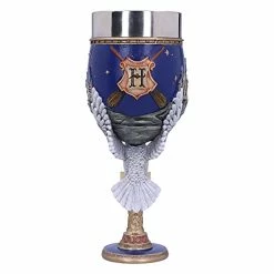 Budget 🎉 Nemesis Now Harry Potter Hogwarts School Of Witchcraft And Wizardry Collectible Goblet, 1 Count (Pack Of 1), Blu ❤️
