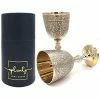 Budget 🎉 REPLICARTZ Chalice Brass Wine Goblet Vintage Handmade King's Royal Fantasy Embossed Wine Glasses Cup Wedding & Gothic 7 Oz 6-inch With Classic Packing (1) ⭐ -Goblets & Chalices Sales Store 41KQf7DBq9L
