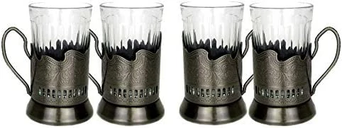 Coupon 𧨠Neman 7 Oz Crystal Granyoniy Tea Glass With Podstakannik, Hot/Cold Beverage Glass With Metal Holder (2), 4 PCs β 5 Coupon 𧨠Neman 7 Oz Crystal Granyoniy Tea Glass With Podstakannik, Hot/Cold Beverage Glass With Metal Holder (2), 4 PCs β - Image 3