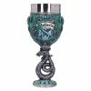 Budget 💯 Nemesis Now Collectable Harry Potter Slytherin Hogwarts House Collectaible Goblet, 1 Count (Pack Of 1), Green Silver 🔔