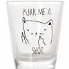 Best Sale 🔥 Artisan Owl Purr Me A Shot - Funny Cat Gifts, Cat Shot Glass, Funny Middle Finger Cat Shotglass (1) ⭐ -Goblets & Chalices Sales Store 41PlEzf8l5L