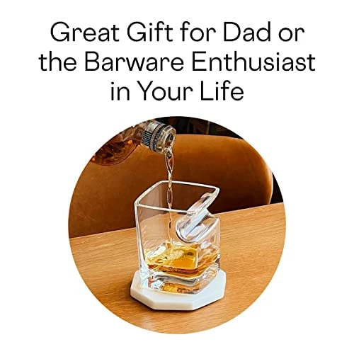 New π Corkcicle Double Old Fashioned Whiskey Glass With Built-In Cigar Holder, Holds 9 Oz 𧨠4 New π Corkcicle Double Old Fashioned Whiskey Glass With Built-In Cigar Holder, Holds 9 Oz 𧨠- Image 2