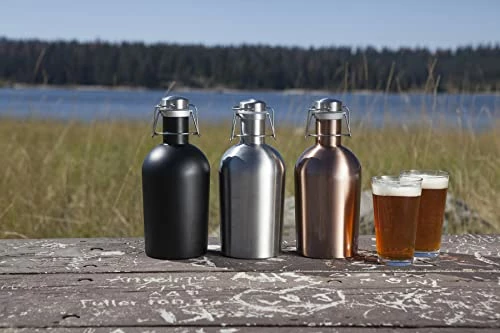 New π Stainless Steel 64-Ounce Beer Growler By LEGACY - A Picnic Time Brand, Black Matte Finish βοΈ 4 New π Stainless Steel 64-Ounce Beer Growler By LEGACY - A Picnic Time Brand, Black Matte Finish βοΈ - Image 2