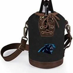 Cheap ✨ PICNIC TIME NFL Canvas Lace-up Growler Tote With 64 Oz Amber Glass Growler 💯 -Goblets & Chalices Sales Store 41QxDTG QEL. AC