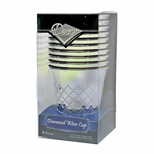 Best reviews of 🎁 Decorline Diamond Kiddush Disposable Cups Silver 10p ❤️ 3 Best reviews of 🎁 Decorline Diamond Kiddush Disposable Cups Silver 10p ❤️
