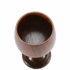 Cheapest ✨ Warmtree Vintage Jujube Wooden Wine Goblet Drinking Cup Water Cup Kitchen Accessories, 5.3 Oz(150ml), Pack Of 2 (B) 🌟 -Goblets & Chalices Sales Store 41SMJRJyCrL