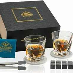 Brand new π― KANARS Whiskey Glasses Set Of 4, 10 Oz Twisted Old Fashioned Lowball Bar Tumblers In Gift Box, Crystal Rocks Glass For Bourbon Scotch Cocktail Whisky Vodka, Rock Barware For Men Dad Gift π 21 Brand new π― KANARS Whiskey Glasses Set Of 4, 10 Oz Twisted Old Fashioned Lowball Bar Tumblers In Gift Box, Crystal Rocks Glass For Bourbon Scotch Cocktail Whisky Vodka, Rock Barware For Men Dad Gift π -Goblets & Chalices Sales Store 41SQy2os71L. AC
