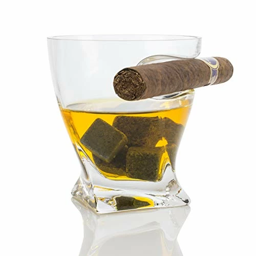 Brand new π Whiskey Cigar Glasses With Side Mounted Cigar Holder, 10 Oz + Whisky Chilling Stones And Accessories In Wooden Box - Scotch Bourbon Set For Dad, Husband, Fathers Day, π₯³ Birthday π 6 Brand new π Whiskey Cigar Glasses With Side Mounted Cigar Holder, 10 Oz + Whisky Chilling Stones And Accessories In Wooden Box - Scotch Bourbon Set For Dad, Husband, Fathers Day, π₯³ Birthday π - Image 4